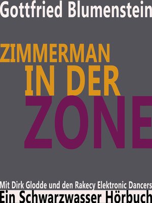 cover image of Zimmerman in der Zone
